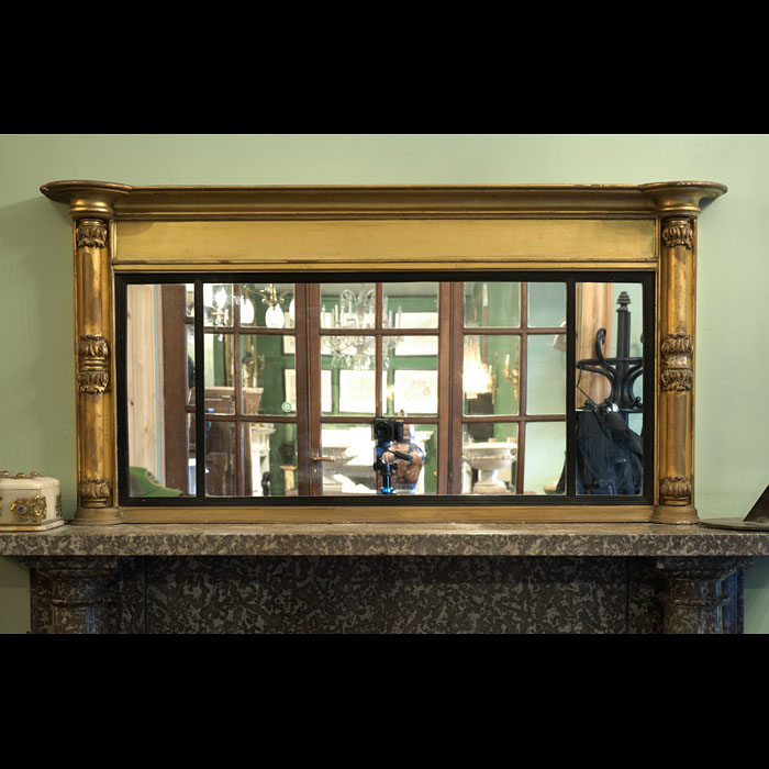 Landscape William IV Gilt Gesso Mirror 