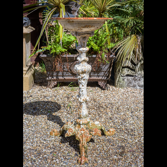 Victorian Rococo Cast Iron Bird Bath 