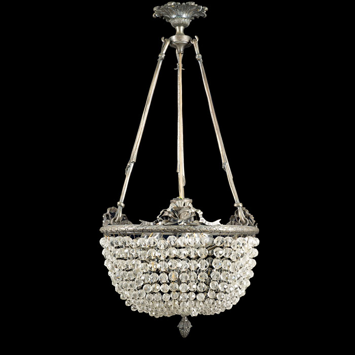 Napoleon III Silvered Chandelier 