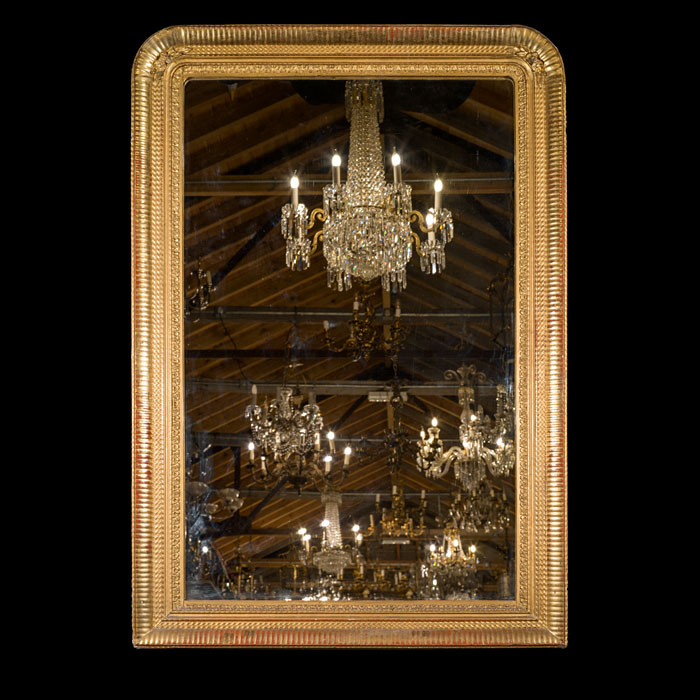 Large Victorian Gilt Gesso Overmantel 