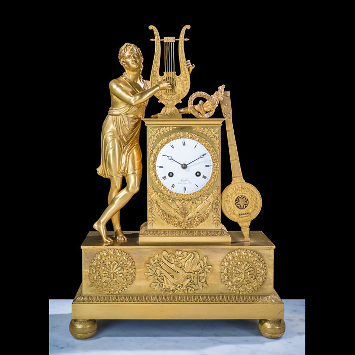 Fine French Ormolu Mantel Clock 