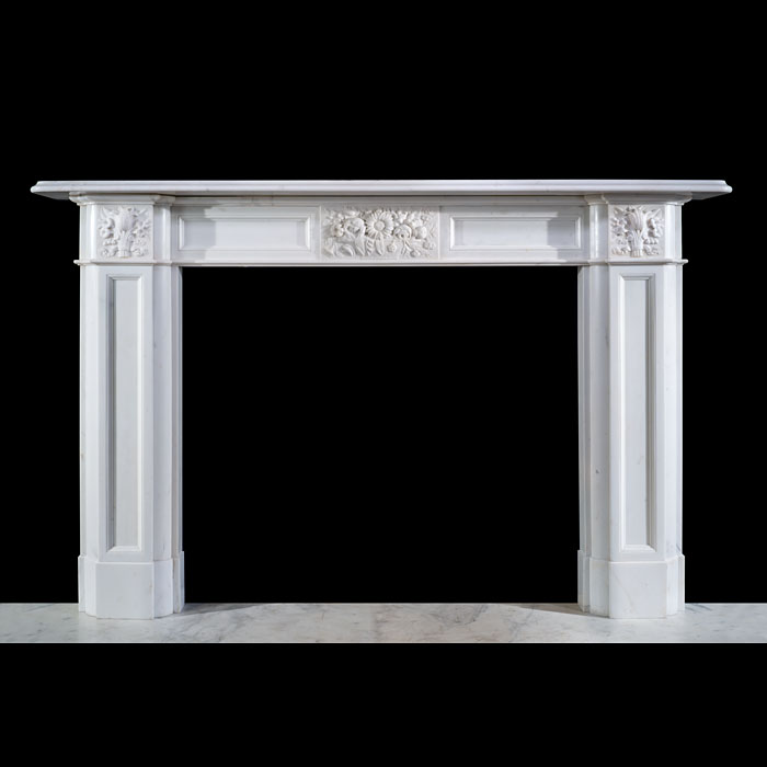 Fine Regency Chimneypiece with Floral Carving