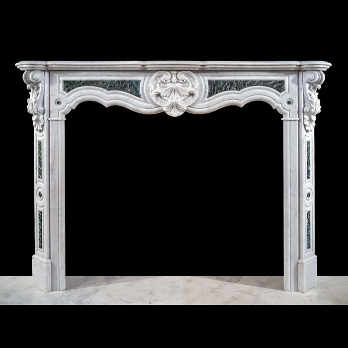 Victorian Rococo Marble Chimneypiece 