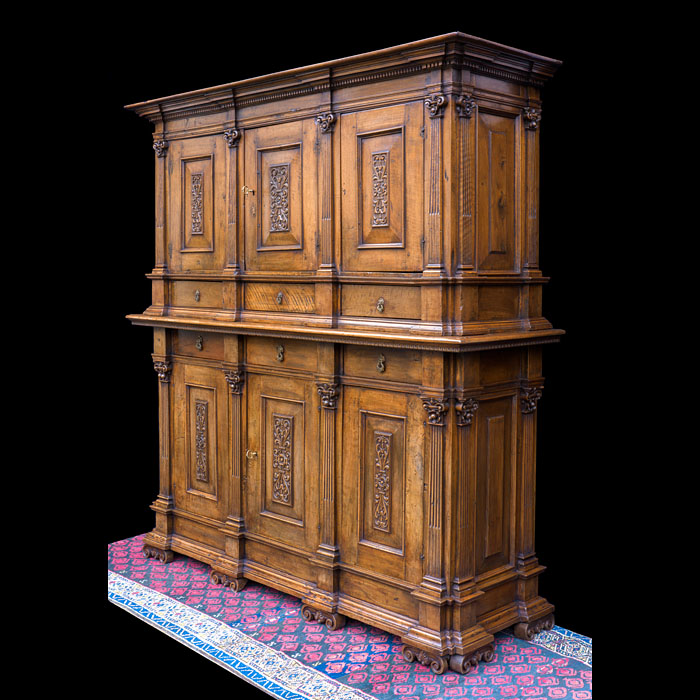 Italian Renaissance Walnut Cabinet 