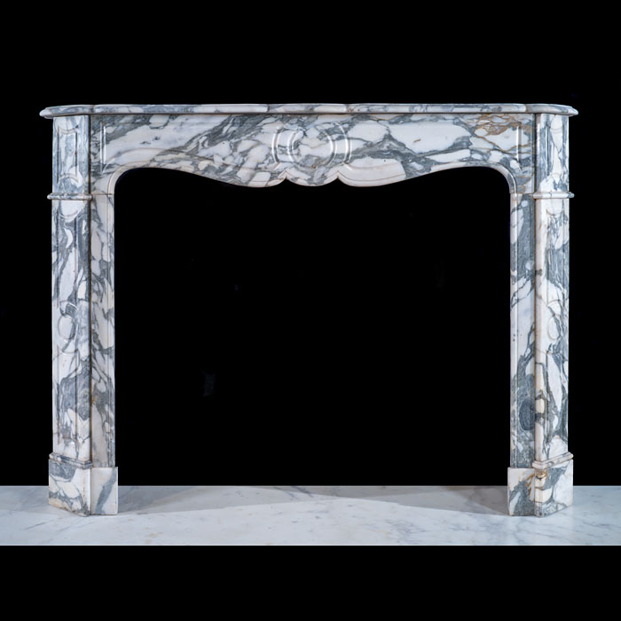 Breche Violette Pompadour Fireplace 