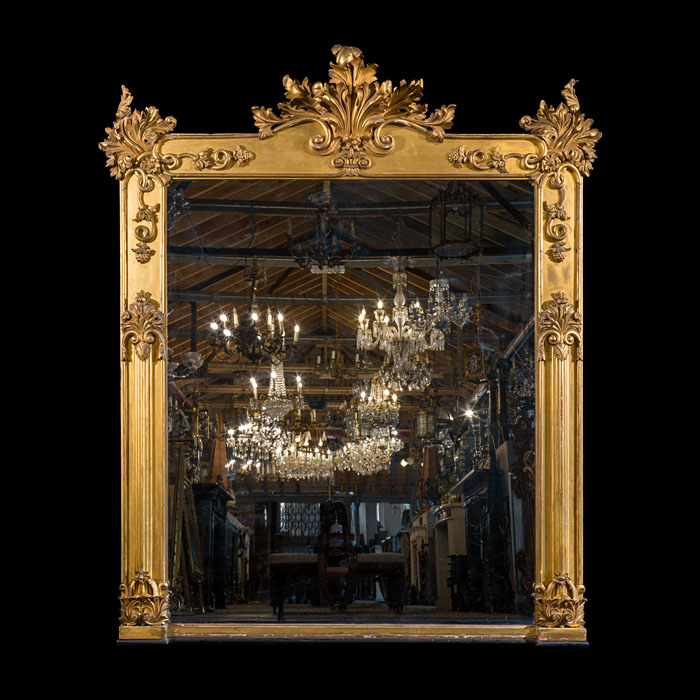Grand Regency Overmantel Mirror 