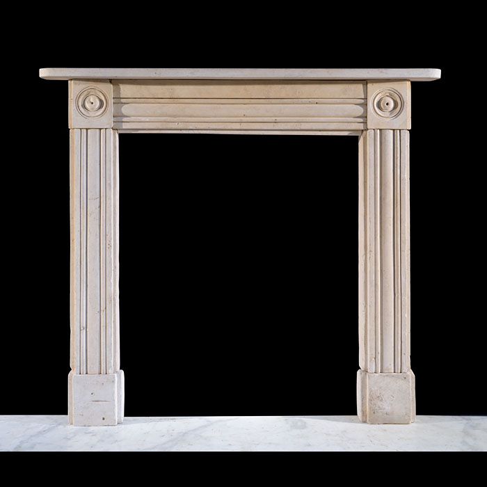 Stone Regency Bullseye Chimneypiece 