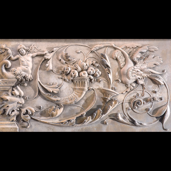 Large Pair of Florentine Rinceau Panels 