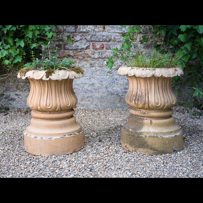 A pair of Doulton Lambeth Garden Planters | Westland London