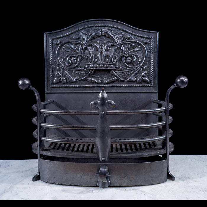 Arts and Crafts Period Fire Grate 