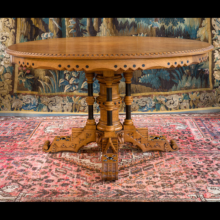 Grand Reformed Gothic Centre Table 