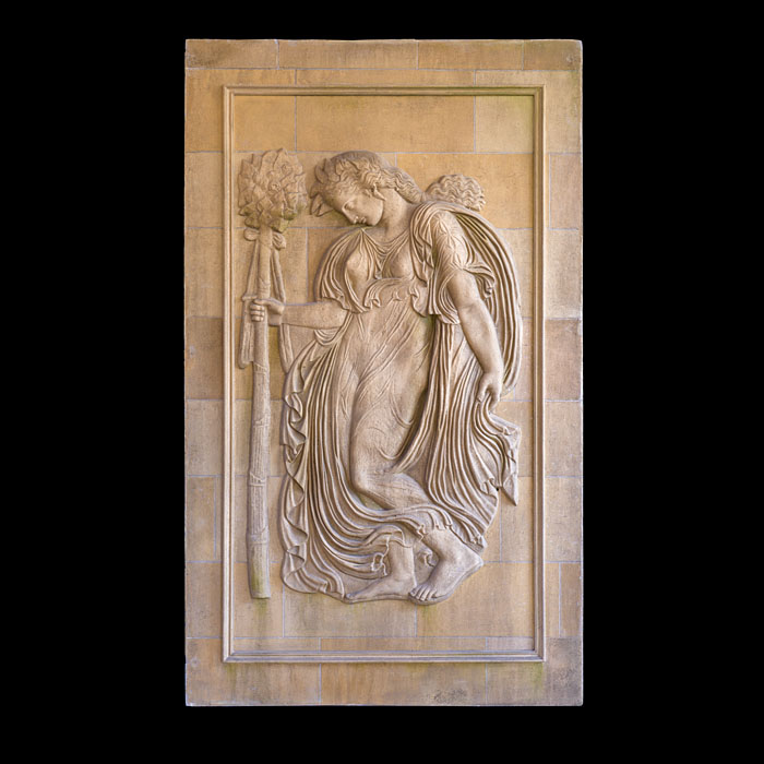  'Dance of the Maenads' Large Plaster Relief After the Antique 