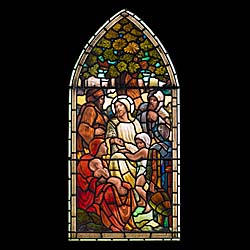 Antique Arts and Crafts Window by J. Eadie Reid, 1915.
