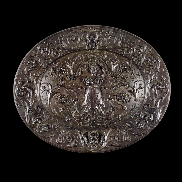 An Italian Renaissance Style Oval Plaque
