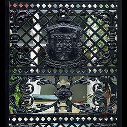 A Victorian Pair of Cast Iron Gates