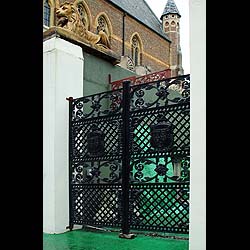 A Victorian Pair of Cast Iron Gates