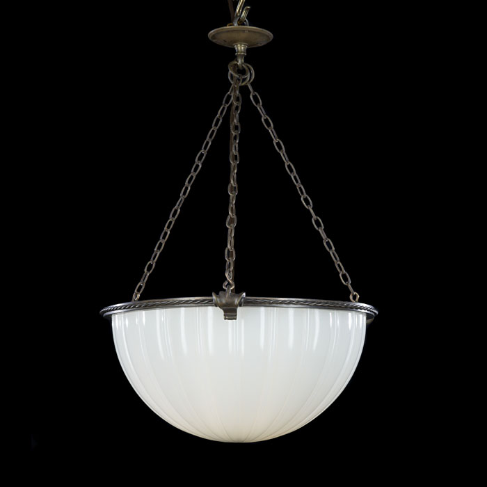 Stylish and Large 1930's Plafonnier 