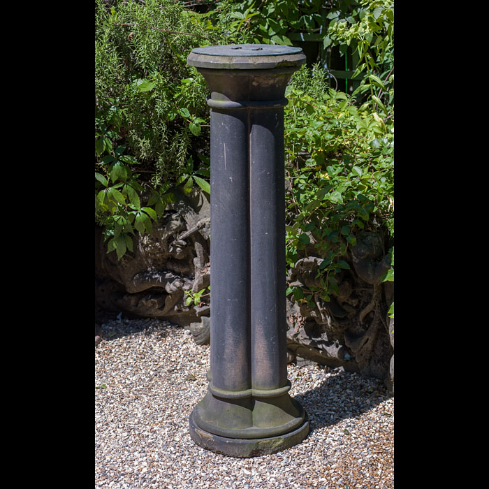 A Victorian Bronze Sundial on a Stone Plinth