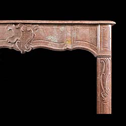 Duquesa Rosa Marble Louis XV  Chimneypiece 
