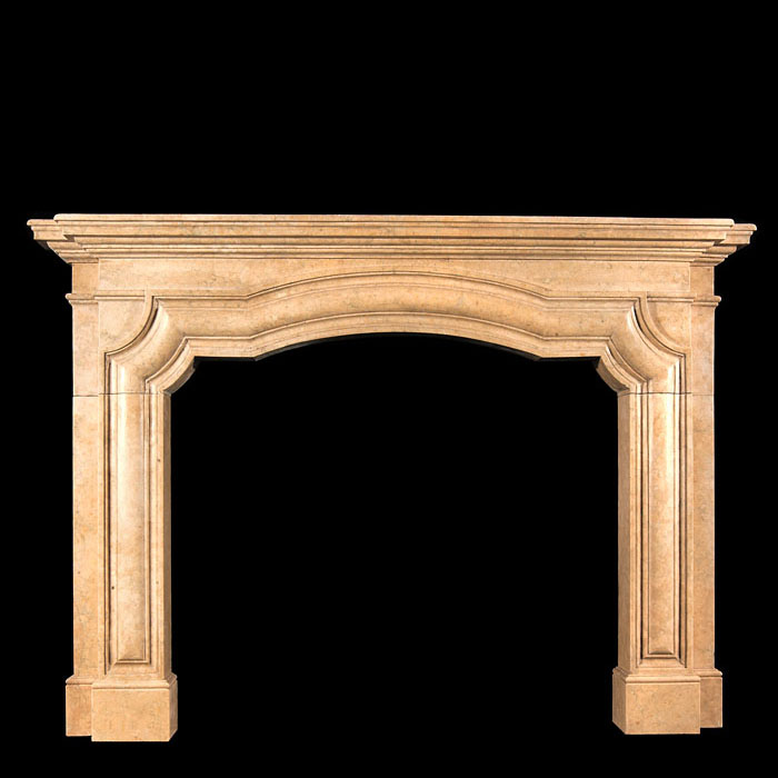 Nembro Marble Replica Baroque Chimneypiece
