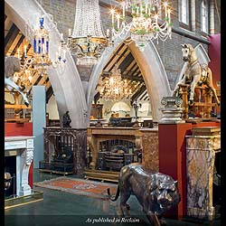 A Small Louis XIV Rouge Royale Fireplace