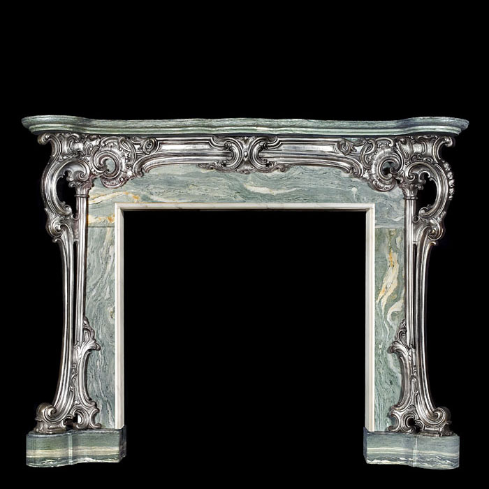 Cast Iron Rococo Style Fireplace Surround


