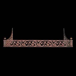 A Cast Iron Victorian Porch Canopy
