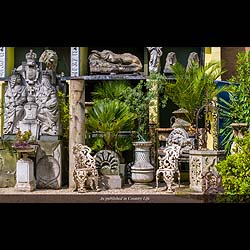 A Pair of Regency Stone Garden Ornaments 
