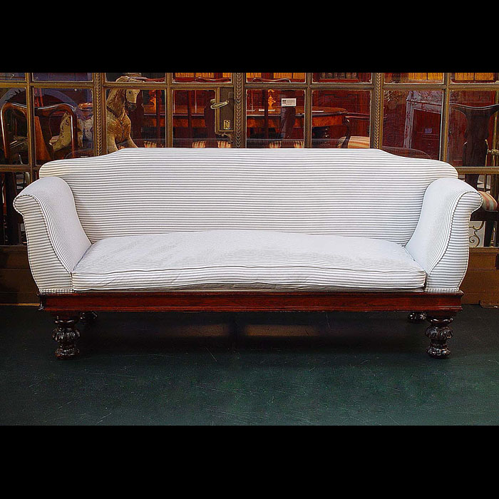 An antique Rosewood Victorian sofa   
