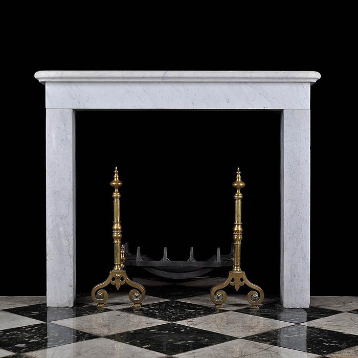 A 20th Century Carrara Marble Fire Surround
