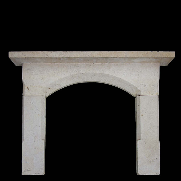 Antique Victorian 19th century Bath Stone fireplace
