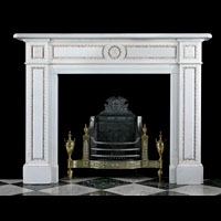 Regency Statuary Brocatelle Marble Fireplace | Westland London