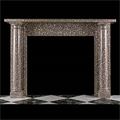 Regency Grey Marble Fossil Fireplace | Westland Antiques 
