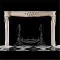 Louis XVI Antique Stone Fireplace Mantel | Westland Antiques