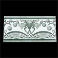 Antique Green Floral Ceramic Tiles | Westland Antiques