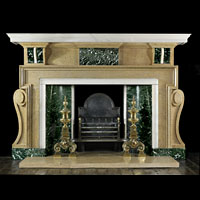 Palladian Stone And Marble Antique Fireplace | Westland London 
