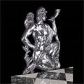 Large Figure Cast Iron Greek Herald | Westland London