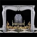 White Marble Louis XV Rococo Fireplace | Westland Antiques