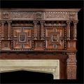 Jacobean Carved Oak Newmarket Fireplace | Westland London