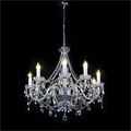 Antique Georgian style glass chandelier.