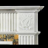 Georgian White Marble Fireplace Mantel | Westland Antiques
