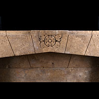 Art Deco Horton Stone Fireplace Mantel | Westland London 
