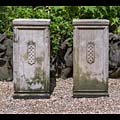 Pair Stone Garden Plinths | Westland London