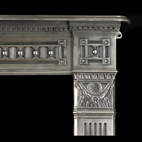 Polished Cast Iron Victorian Fireplace | Westland Antiques 
