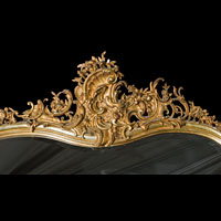 Large 19th Century Rococo Gilt Wood Mirror | Westland London