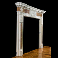 Neoclassical Statuary Marble Antique Fireplace | Westland London