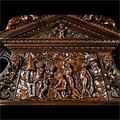 Venetian Baroque Walnut Wood Fireplace | Westland Antiques