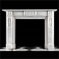 White Marble Belgian Regency Antique Fireplace | Westland London