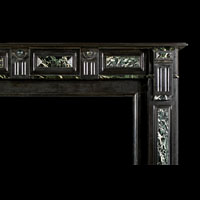 Belgian Black And Green Marble Fireplace | Westland Antiques