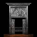 Cast Iron English Victorian Fireplace Grate | Westland London
